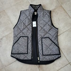 JCrew Herringbone vest